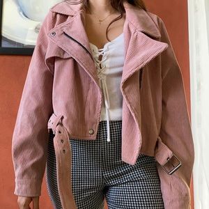Pink Corduroy Jacket